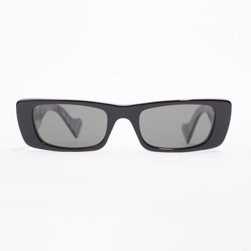 Gucci Rectangular Sunglasses Black Acetate 52mm 20mm
