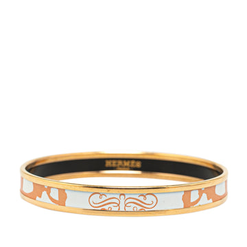 Hermes Narrow Brides de Gala Enamel Bangle Costume Bracelet