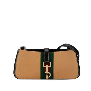 GUCCI Web Canvas Crossbody Crossbody Bag