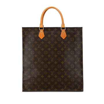 LOUIS VUITTON Monogram Sac Plat Tote Bag