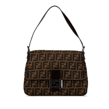 FENDI Zucca Canvas Mamma Forever Shoulder Bag