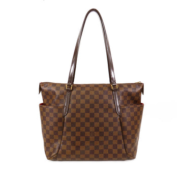 LOUIS VUITTON Damier Ebene Totally MM Tote Bag