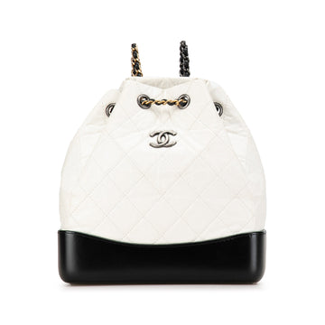 CHANEL Small Aged Calfskin Gabrielle Backpack