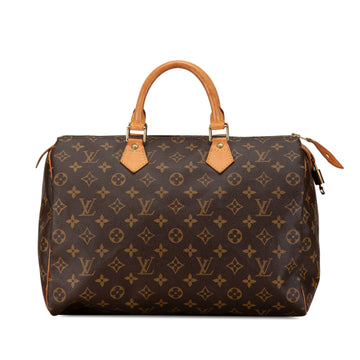 LOUIS VUITTON Monogram Speedy 35 Boston Bag