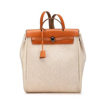 Hermes Toile Herbag GM Backpack