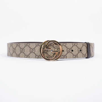 Gucci Interlocking G Belt GG Supreme Leather 95cm 34