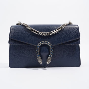 Gucci Dionysus Navy Leather Small