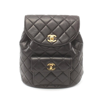 CHANEL Quilted Lambskin Leather Backpack