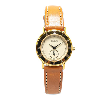GUCCI Quartz Gold Plated Chronograph Watch