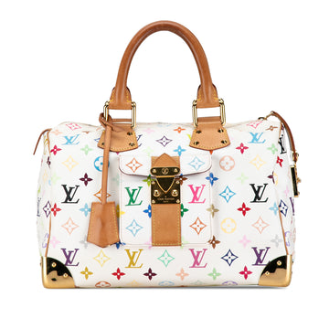 LOUIS VUITTON Monogram Multicolore Speedy 30 Boston Bag