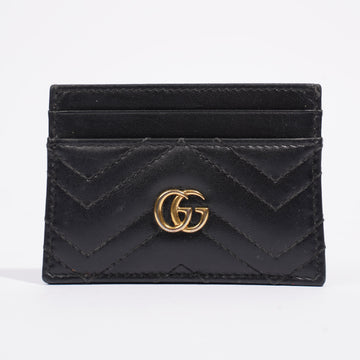 Gucci GG Marmont Card Holder Black Leather