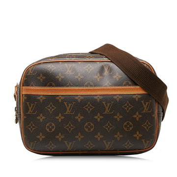 LOUIS VUITTON Monogram Reporter PM Crossbody Bag