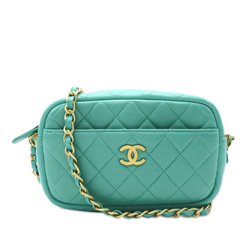 CHANEL CC Quilted Lambskin Camera Bag