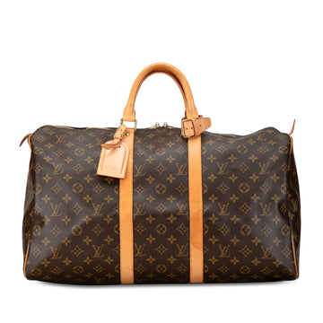 LOUIS VUITTON Monogram Keepall 50 Travel Bag