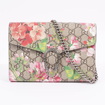 Gucci Dionysus Chain Wallet Supreme / Floral Canvas One Size