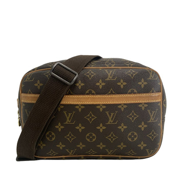 LOUIS VUITTON Monogram Reporter PM Crossbody Bag