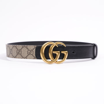 Gucci Marmont Belt Supreme / Black Canvas 75cm 30