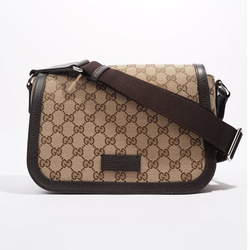 Gucci GG Messenger bag Supreme / Brown Canvas Large
