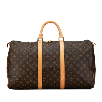 LOUIS VUITTON Monogram Keepall 50 Travel Bag