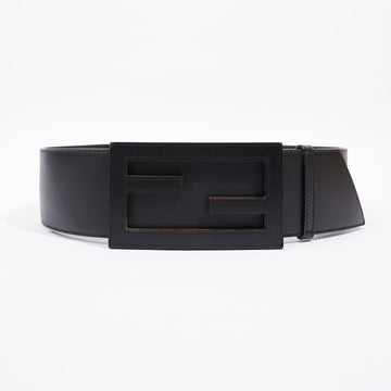 Fendi FF Belt Black Leather 75cm 30