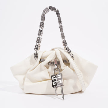 Givenchy Mini Kenny Neo Bag White Leather