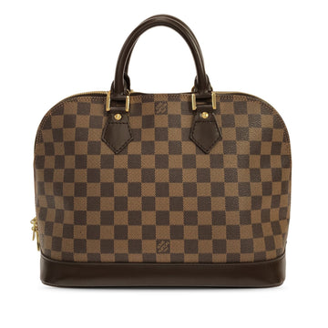 LOUIS VUITTON Damier Ebene Alma PM Handbag