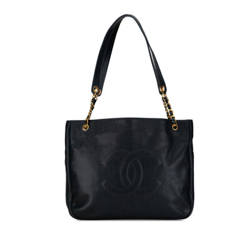 CHANEL Caviar CC Tote Tote Bag