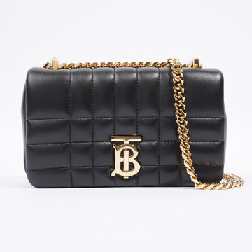 Burberry Mini Lola Bag Black Lambskin Leather