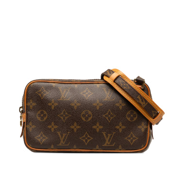 LOUIS VUITTON Monogram Pochette Marly Bandouliere Crossbody Bag