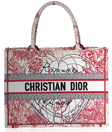 Dior D-Royaume d'Amour Canvas Book Bag