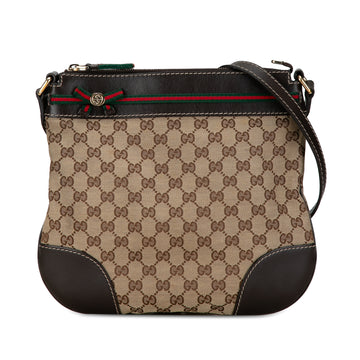 GUCCI GG Canvas Web Mayfair Crossbody Crossbody Bag