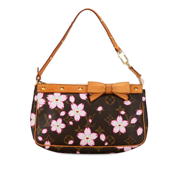 LOUIS VUITTON x Takashi Murakami Monogram Cherry Blossom Pochette Accessoires Shoulder Bag