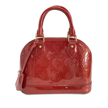 LOUIS VUITTON Monogram Vernis Alma BB Satchel