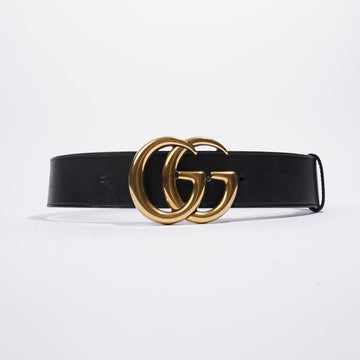 Gucci GG Marmont Belt Black Leather 65cm 26