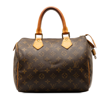 LOUIS VUITTON Monogram Speedy 25 Boston Bag