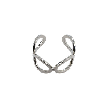 TIFFANY & CO. Silver Circle Cuff Bracelet