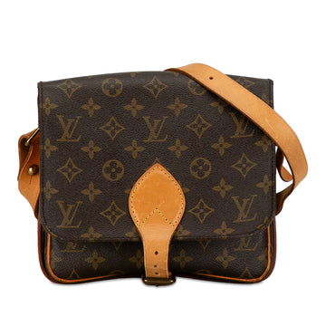 LOUIS VUITTON Monogram Cartouchiere MM Crossbody Bag