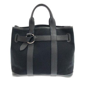 Hermes Toile and Negonda Ceinture PM Tote Bag