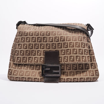 Fendi Shoulder Bag Zucca Canvas