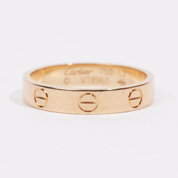 Cartier Mini love Ring Yellow Gold Yellow Gold 53