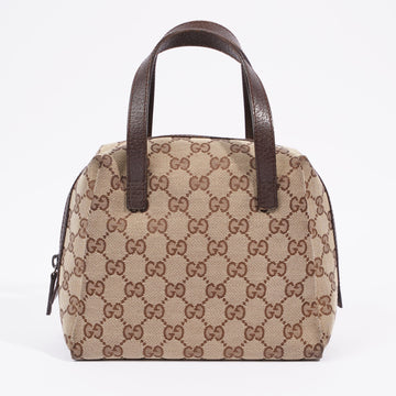 Gucci Dome Bag Supreme Print / Brown Canvas Mini