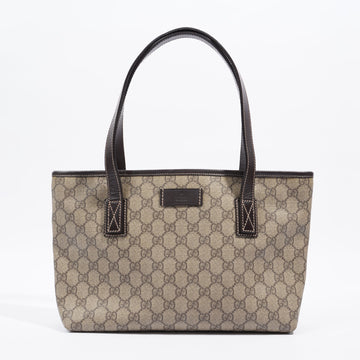 Gucci Zipped Mini Tote Supreme Print / Brown Canvas