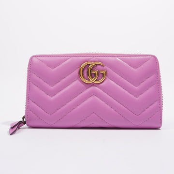 Gucci Marmont Wallet Pink Leather