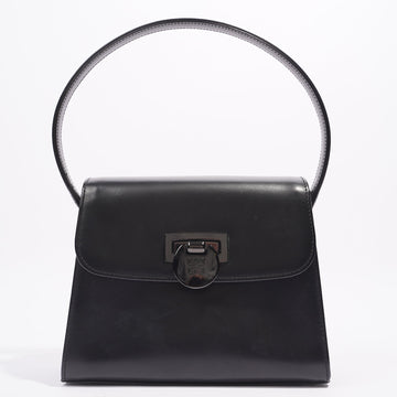 Givenchy Maroquinerie Twist Lock Bag Black Leather Small