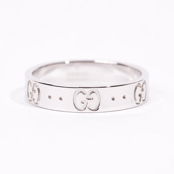 Gucci Icon Ring White Gold White Gold 12