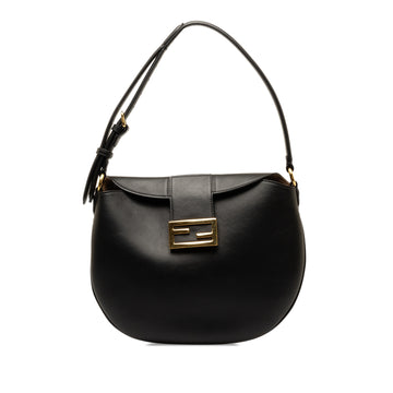 FENDI Small Leather Croissant Hobo Hobo Bag