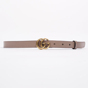 Gucci Marmont Belt Mauve Leather 85cm