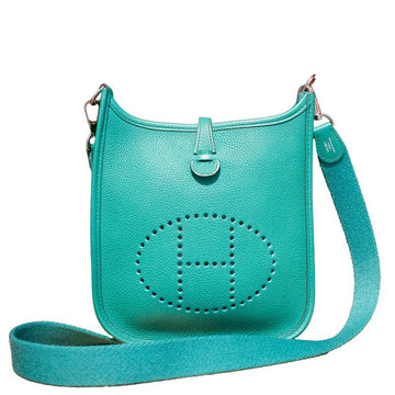 HERMES Evelyn TPM in jade green crossbody bag