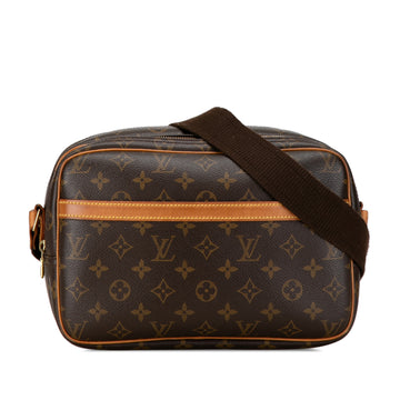 LOUIS VUITTON Monogram Reporter PM Crossbody Bag