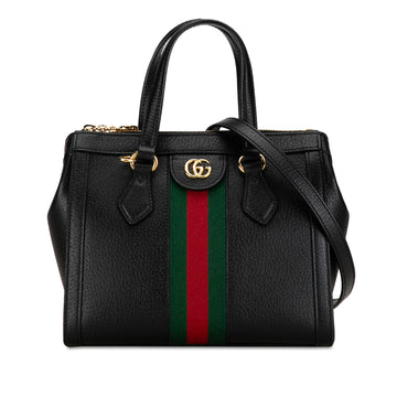 GUCCI Small Leather Ophidia Satchel